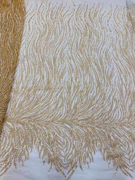 Carmine Lace Fabric