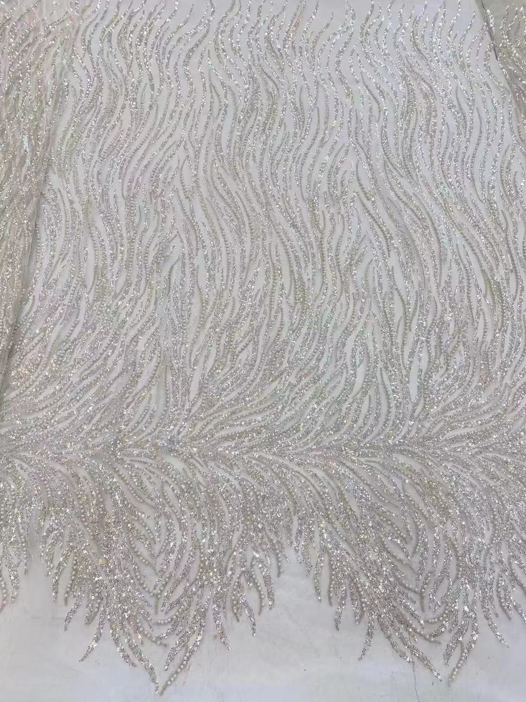 Carmine Lace Fabric
