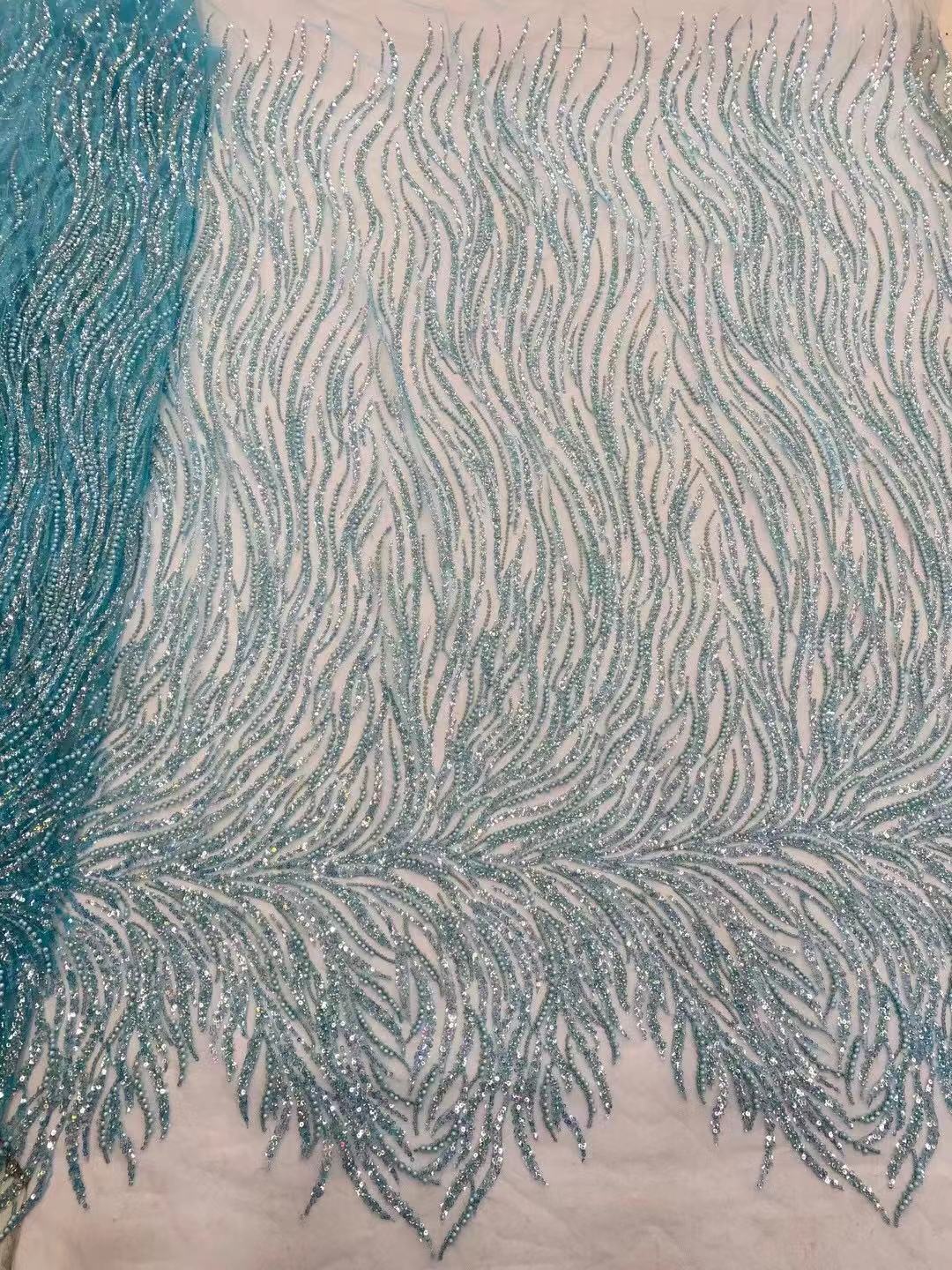 Carmine Lace Fabric